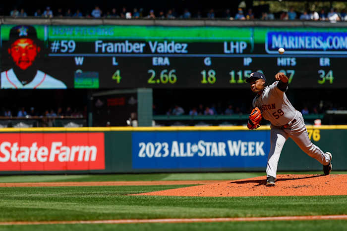 Houston Astros Starting Pitcher Framber Valdez